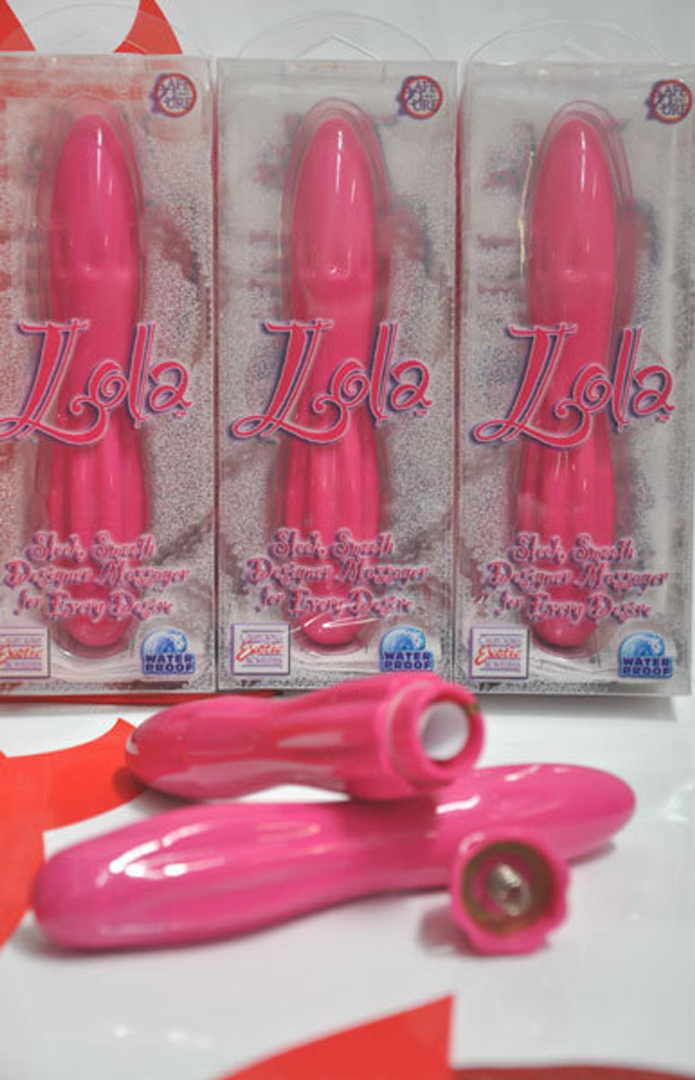 Розовый водонепроницаемый вибратор Lola Vibe