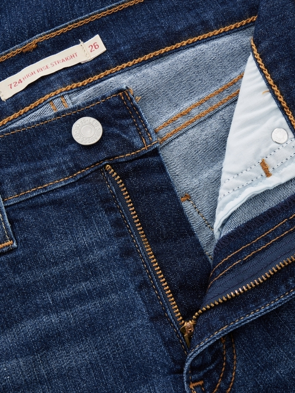 Женские прямые джинсы с завышенной талией Levi's 724 High Rise Straight 18883-0268