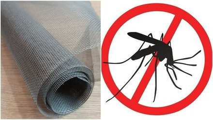 СЕТКА PRIVAL ( 1,4х2М)  ИЗ СТЕКЛОВОЛОКНА (СЕРАЯ) - ДЛЯ ПЛАСТИКОВЫХ ОКОН