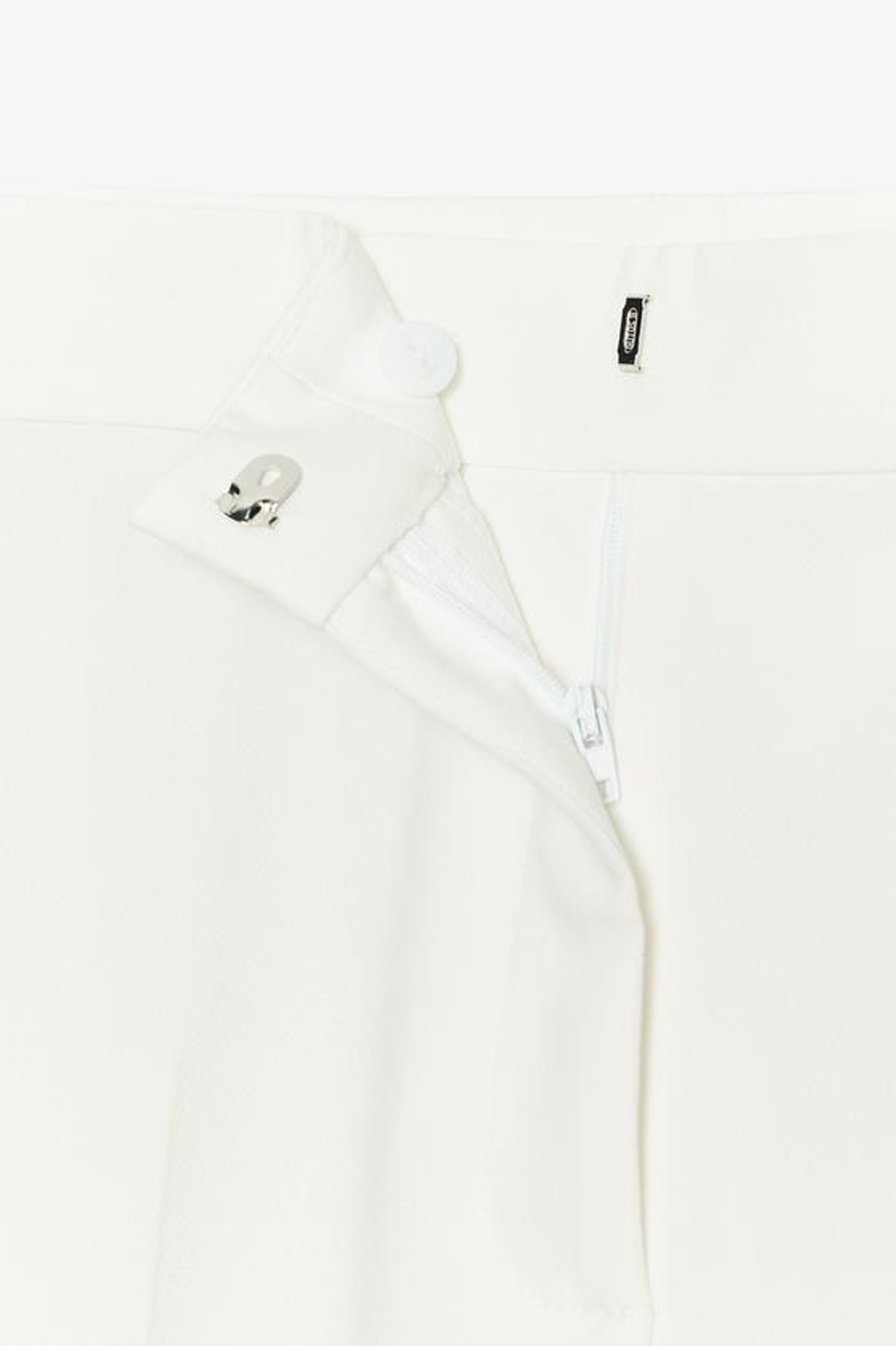 ZARA БРЮКИ ПРЯМОГО КРОЯ, ЭКРЮ