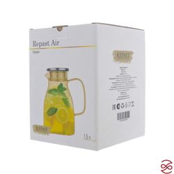 Кувшин с металлической крышкой Repast Air 1,5 л амбер