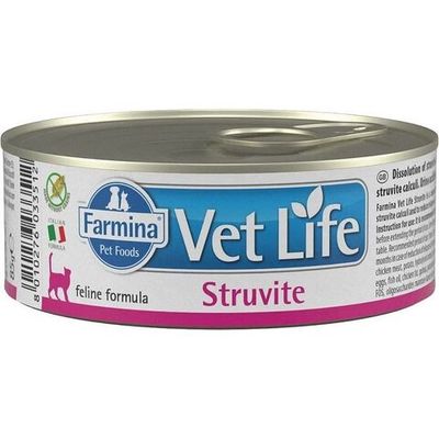 Влажный диетический корм Farmina Vet Life Cat Struvite для кошек при струвитах 85г