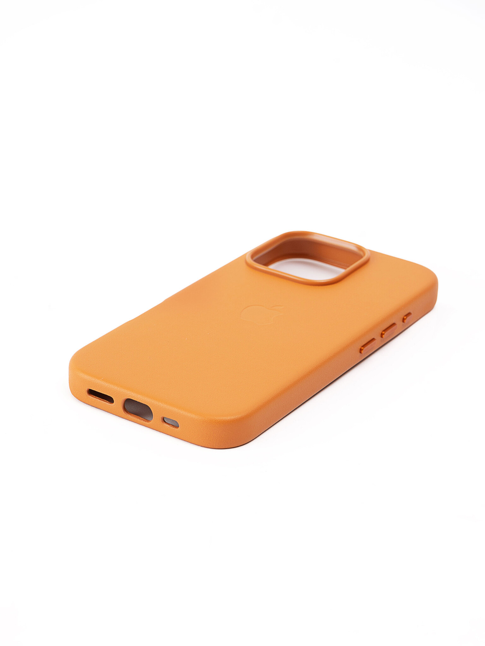 Кожаный чехол Leather Case iPhone 16 Pro Светло Коричневый