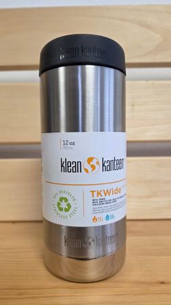 Термокружка Klean Kanteen TKWide Cafe Cap 12oz (355 мл) Brushed Stainless (царапина)