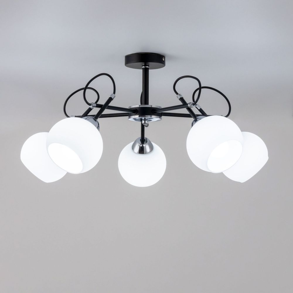 Citilux Стивен CL141251 Люстра потолочная Чёрная