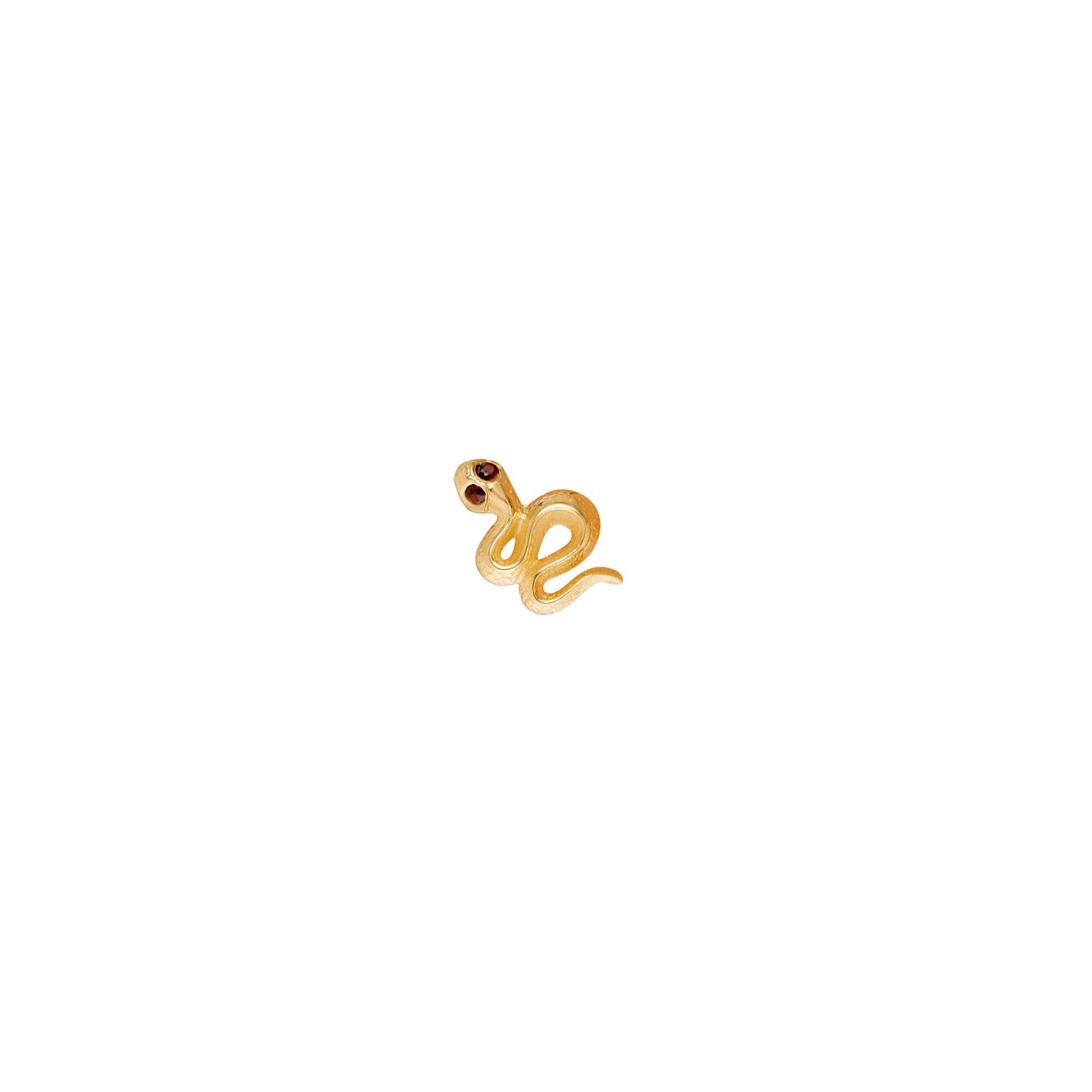 Лабрет Snake Stud Earring - Gold