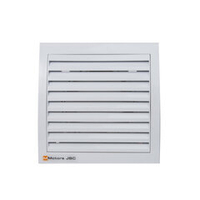 Сверхтонкий вентилятор для ванн ММ 100 квадратный 90 м³/час белый