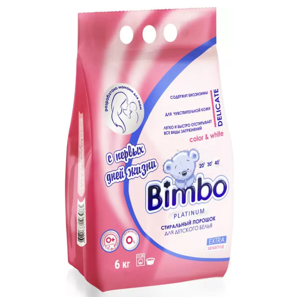 Стиральный порошок Bimbo 0+ 6 кг