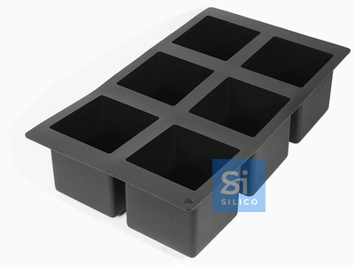 Силиконовая форма «Квадраты 70х70»  SA2145, Silico, Россия