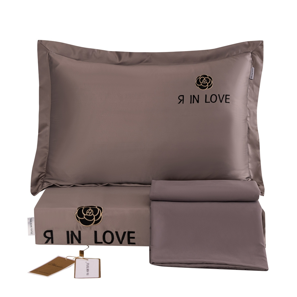 Комплект постельного белья Сатин-Шелк Я IN LOVE LV005