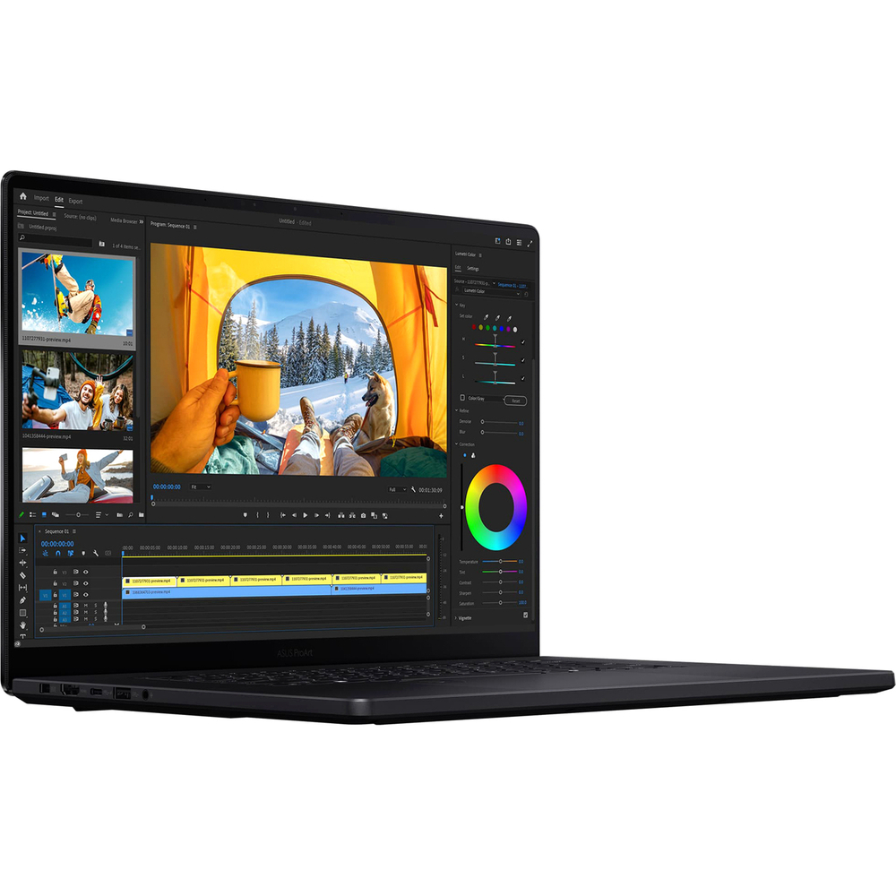Ноутбук  ASUS ProArt P16 H7606WI-ME146X 16 ", Ryzen AI 300, 64 Гб RAM, 2 Тб SSD, GeForce RTX 4070, Черный