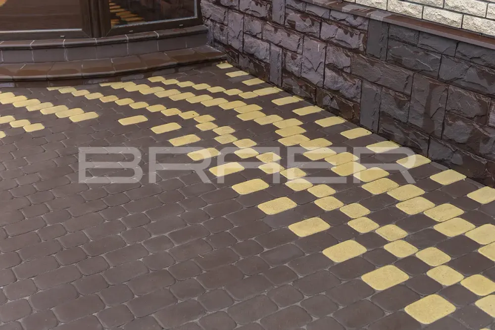 Тротуарная плитка Braer Классико Дуо, Коричневый, 40 мм