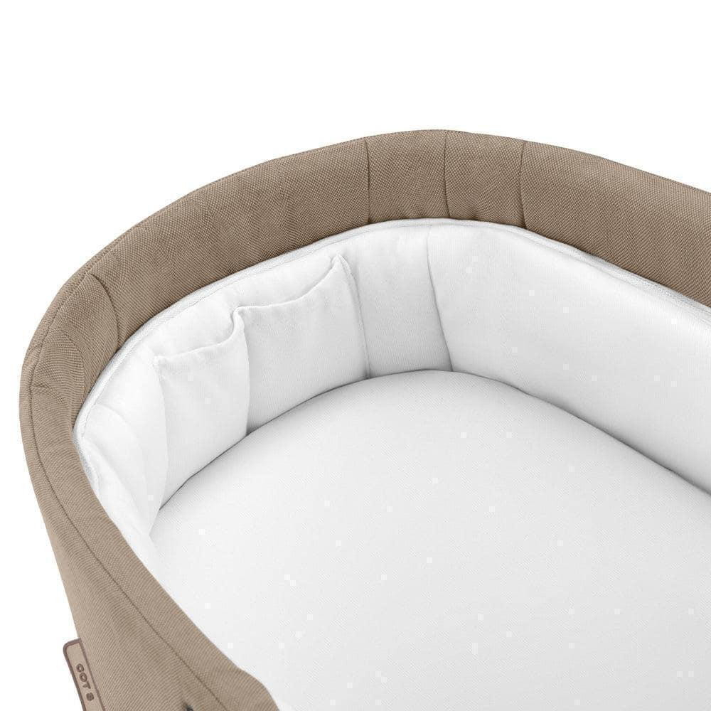 Коляска Cybex Balios S Lux TPE complete Aton S2 Lava Grey 3 в 1 Almond Beige с дождевиками