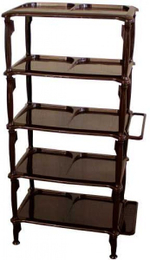 Полка обувная 5 ярусов 108,5*55,5*31,5 (Ар-Пласт)