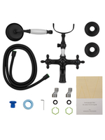 Смеситель для ванны с душем WONZON & WOGHAND RETRO, Черный матовый (WW-88639020-MB)