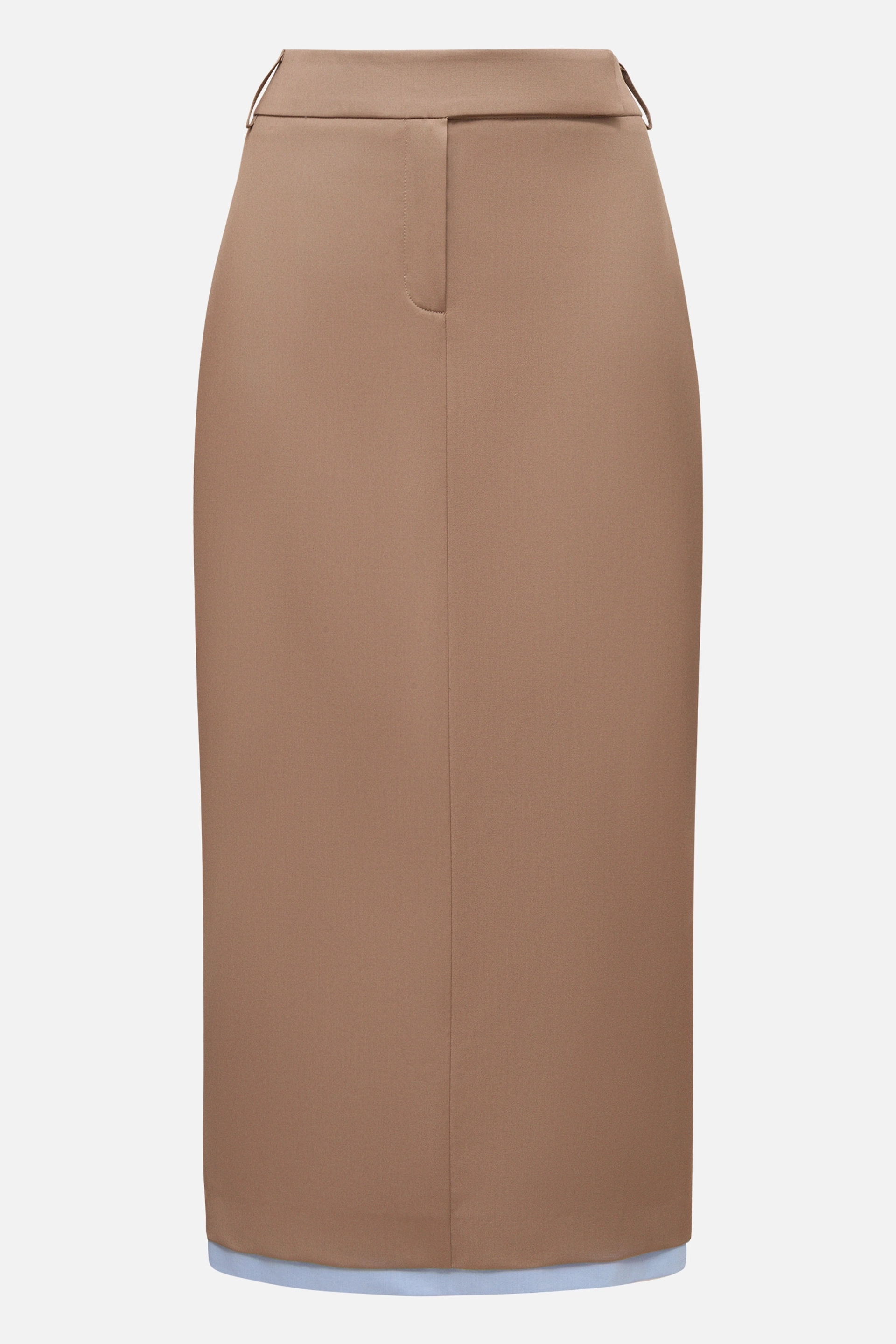 Юбка-миди со вставкой