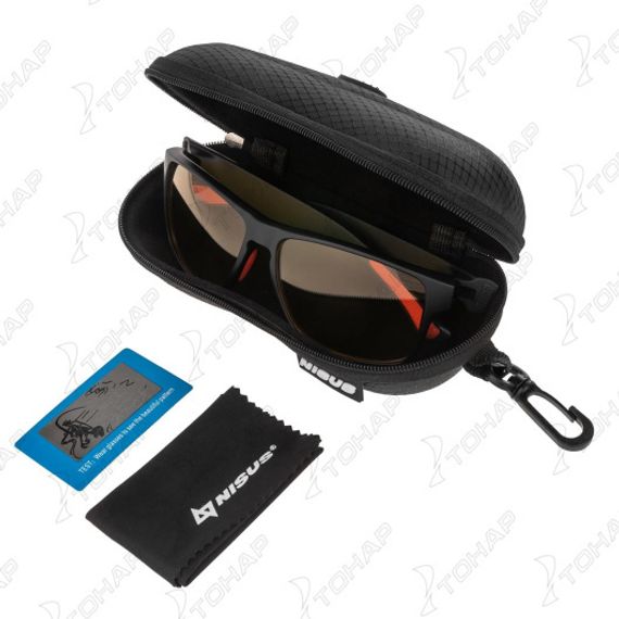 Очки поляризационные в жест.чехле (желтый) (N-OP-LZ0471-Y) Nisus