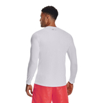 Футболка Under Armour Heatgear Armour Fitted LS White