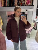 Пуховик Бургунди