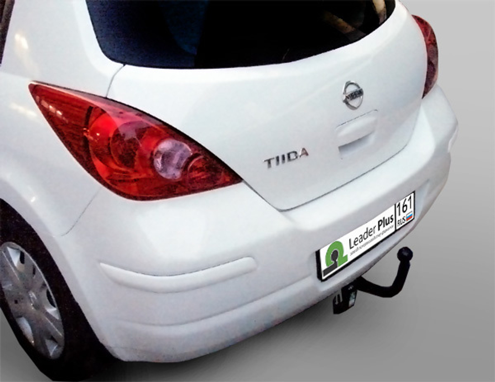 Фаркоп(прицепное) Лидер-Плюс для NISSAN TIIDA (C11) (хетчбек) 2007-2014(паспорт и сертификат в комплекте)(без электрики)N114-A