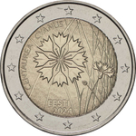 ЭСТОНИЯ, 2024, 2 ЕВРО [БИМЕТАЛЛ]