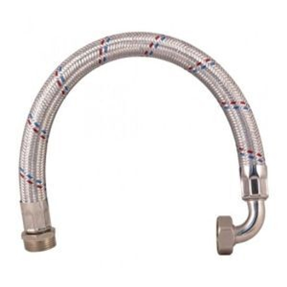 Шланг 26см 1*ВРх1/2*НР AISI 201 SG-026A