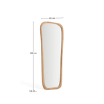 Зеркало из тикового дерева Alura 158 x 61 см