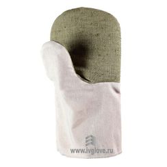 Рукавицы антивибрационные ХБ/ОП Двун. аппрет./брезент ОП/ поролон/двунитка