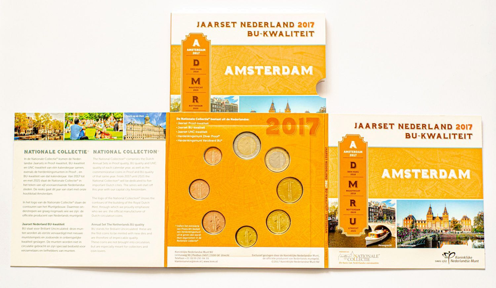 Netherlands 2017 Amsterdam Coin Set