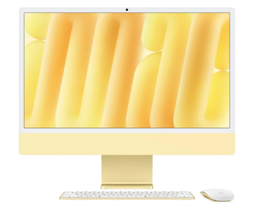 Apple iMac 24" Retina 4,5K, M4 2024 (8C CPU, 8C GPU), 16 Гб, SSD 256 Гб, желтый