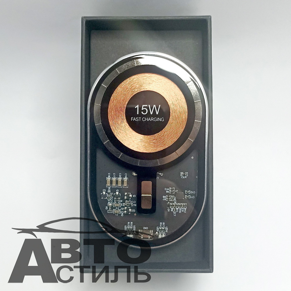 Подставка под телефон + беспроводная зарядка (технология MagSafe, для Apple) Magnetic 15w T10
