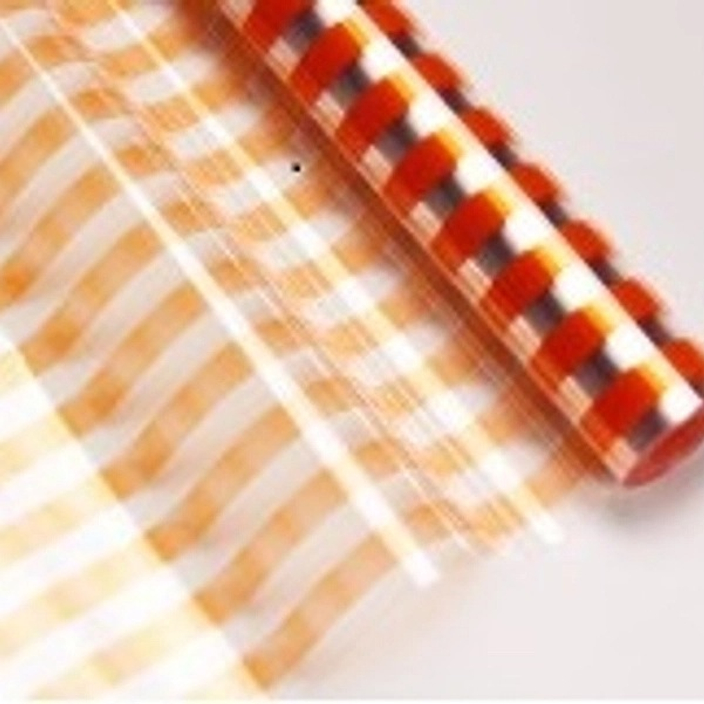 Пленка прозрачная "Полоски" (10м)