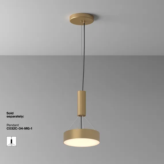 Потолочный светильник Зон / Zon 24 Вт 3000 К 120° Technical c032cl-24w3k-rd-mg