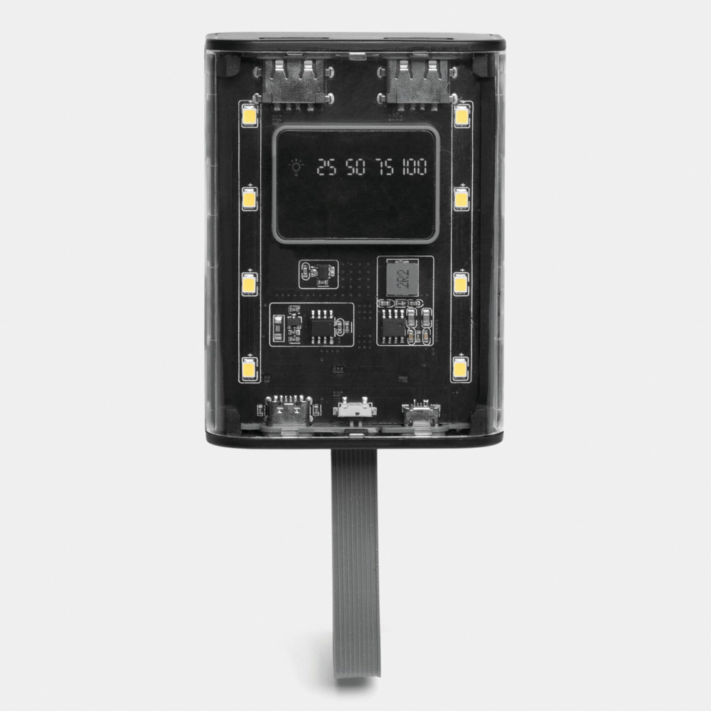 Powerbank с фонариком OPEN SOURCE