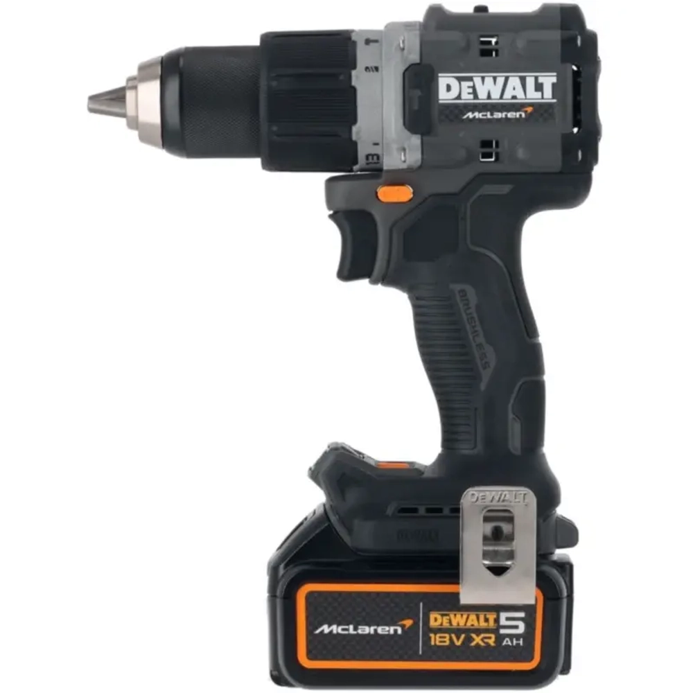 DeWalt McLaren Limited Edition DCD85MP2T аккумуляторный шуруповерт (2 x 5 Ач, ЗУ) DCD85MP2T-QW