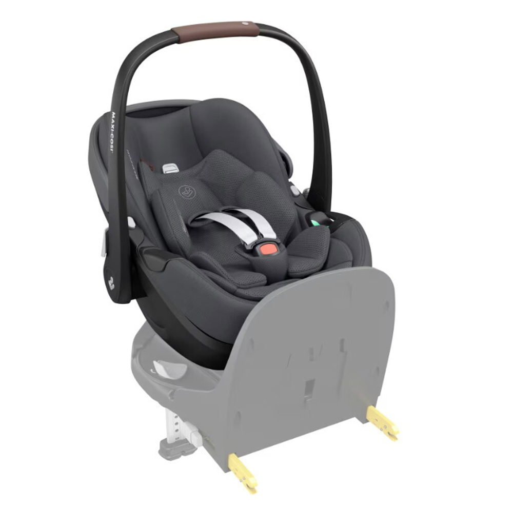 Автокресло Maxi-Cosi Pebble 360 Pro 0-13 кг с базой Family Fix 360 Prо 8052204110 Twillic Graphite/графит (2024)