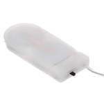 Гирлянда для дома ЛЕНТА ДЕКОРАТИВНАЯ «Морозные узоры» 2,0 м, 6 см (на батарейках), Серебро (подсветка белый)