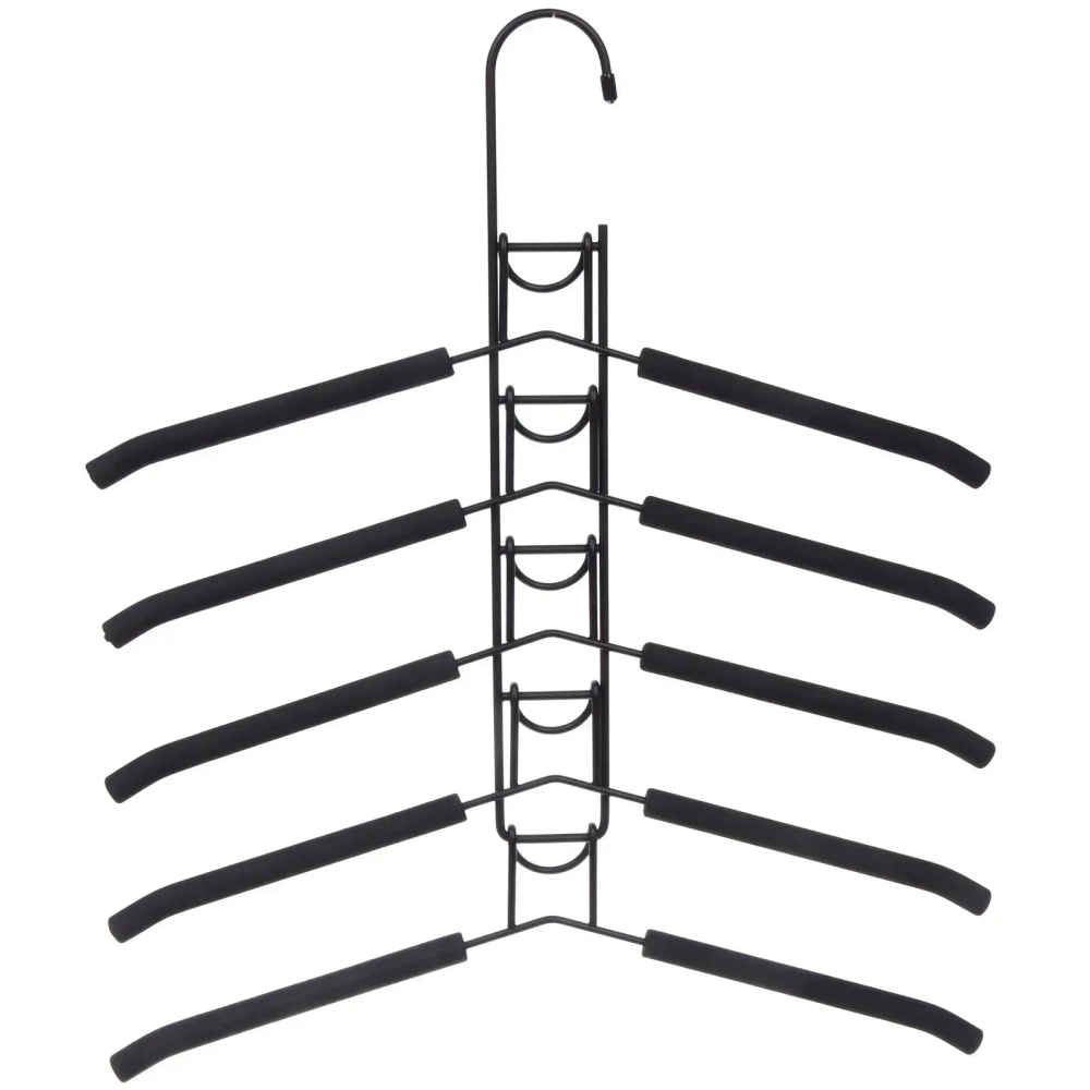 Вешалка многофунциональная «ИДЕЯДОМА», цвет металл, 5 отд, 37*41см (Лейбл Селфи)