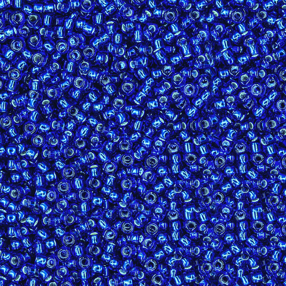 Японский бисер TOHO Round 15/0 (№28), с внутренним серебрением, прозрачный