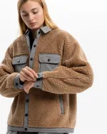 Куртка Outerkit из искусственного меха Nomad Fleece V2 бежевая