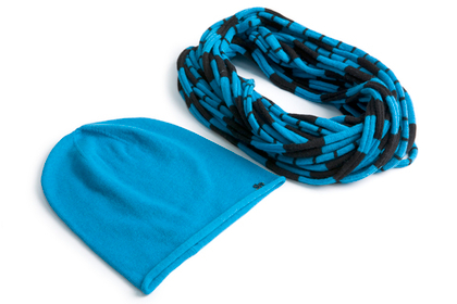 Комплект Snapp: шапка и шарф (бирюзовый)