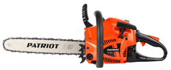 Бензопила PATRIOT "PT 3816", IMPERIAL 2л.с. антивибрация, плавный пуск, шаг цепи 3/8 дюймов