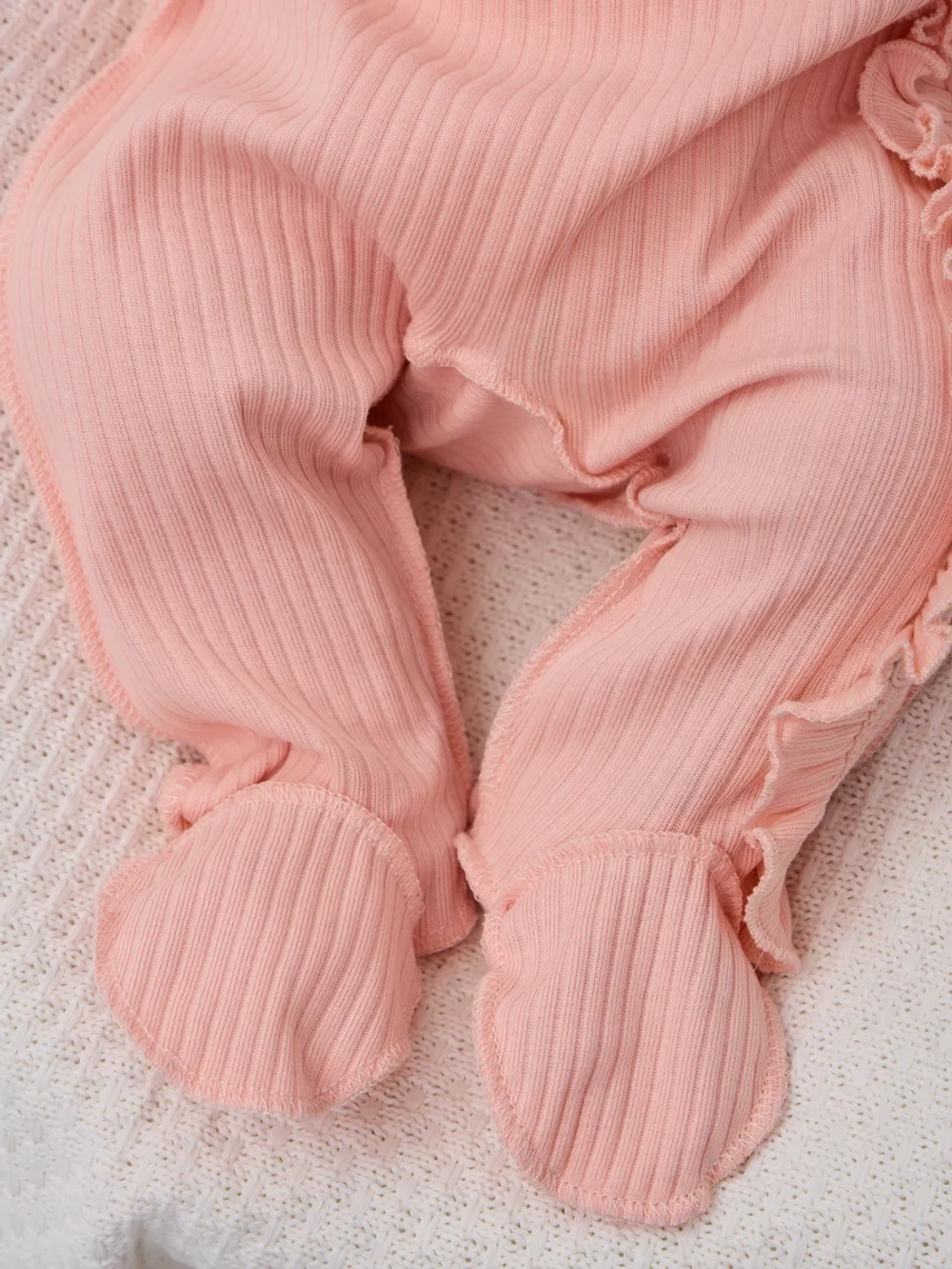 Слип для новорожденных девочек с антицарапками