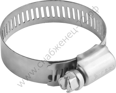 ЗУБР НХ-12П 38-59 мм, просечная лента 12.7 мм, хомут нержавеющий, 4 шт, Профессионал (37815-038-59-4)