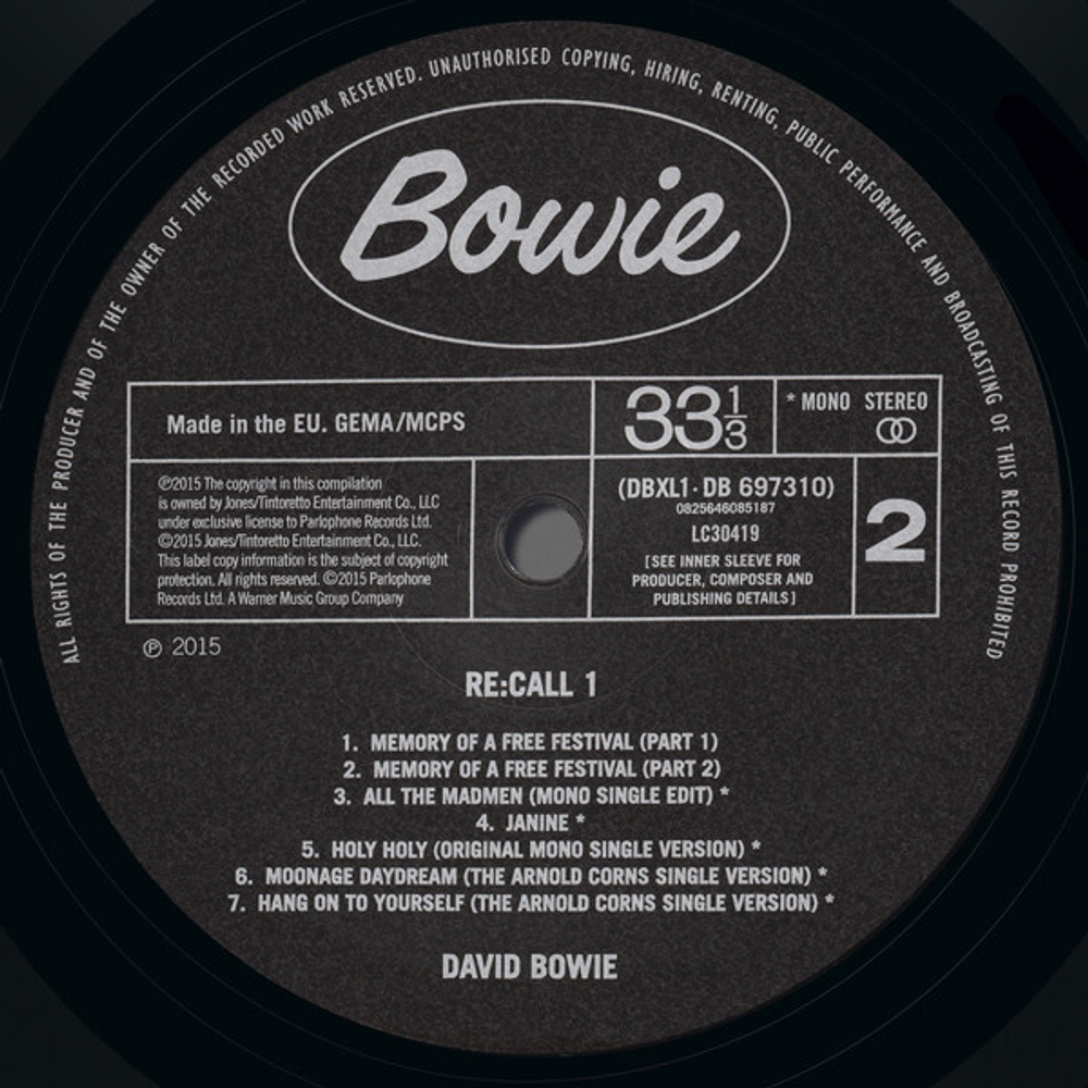 David Bowie / Five Years 1969 - 1973 (13LP)