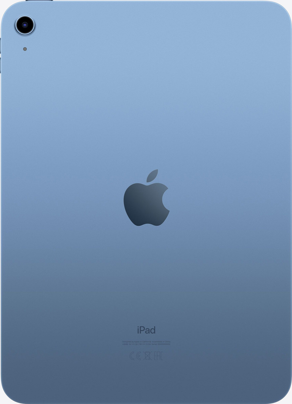10.9" Планшет Apple iPad 10.9 2022, 64 ГБ, Wi-Fi, iPadOS, синий