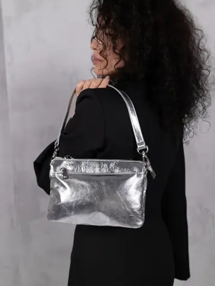 сумка через плечо шоппер натуральная кожа