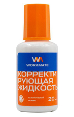 Корректирующая жидкость Workmate, 20 мл, на химической основе, с кистью