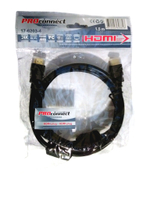 Шнур HDMI - HDMI GOLD 1,5м PE пакет с фильтрами PROconnect