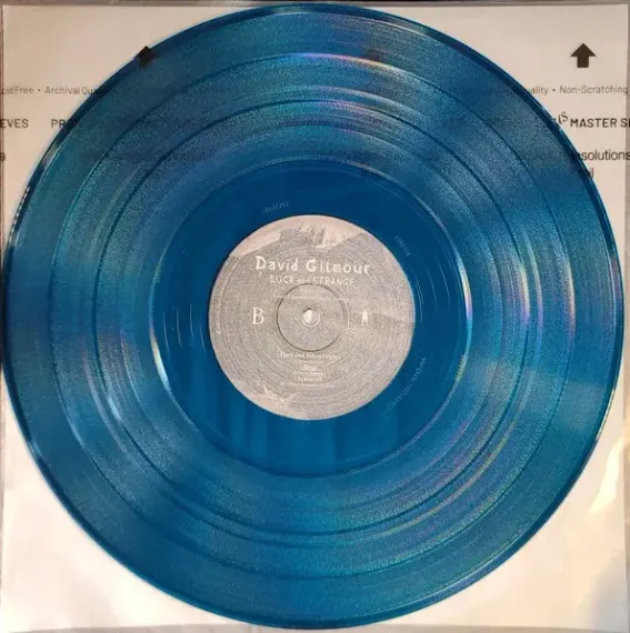 David Gilmour – Luck And Strange Coloured Translucent Sea Blue LP